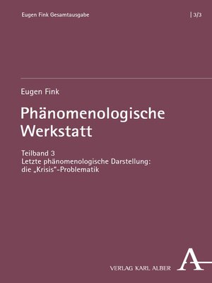 cover image of Phänomenologische Werkstatt